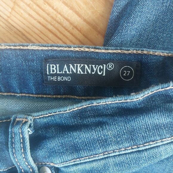 Blank NYC The Bond Mid Rise Skinny Jeans Size 27 - Picture 7 of 10